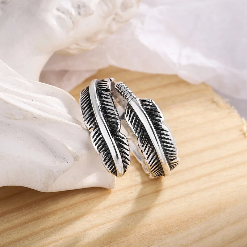 Feather From An Angel - Adjustable Memorial Ring